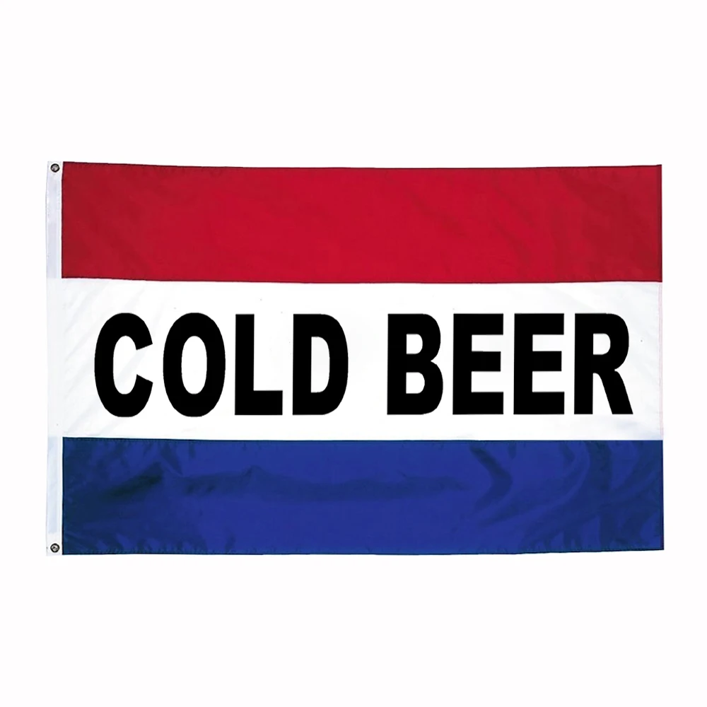 Yehoy 90*150 см открытая распродажа Добро пожаловать холодного пива бизнес флаг знак