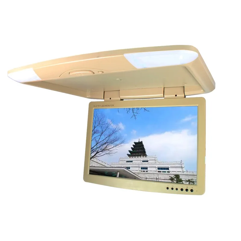 15.5 inch Roof Mount Monitor high resolution TFT LCD Flip Down Monitor