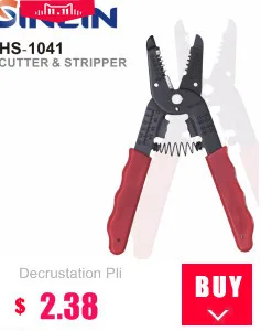 Decrustation Pliers HS-1041A CABLE CUTTER&STRIPPER TOOLS 0.5-6mm^2 For cutting wire stripping wire and crimping terminals,etc