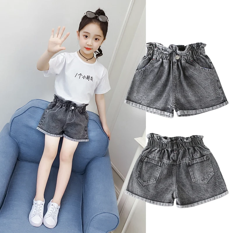 

Children Girls Denim Shorts Summer Kids Pants Fashion Wear Girls Hot Pants Casual Children Jeans Pants