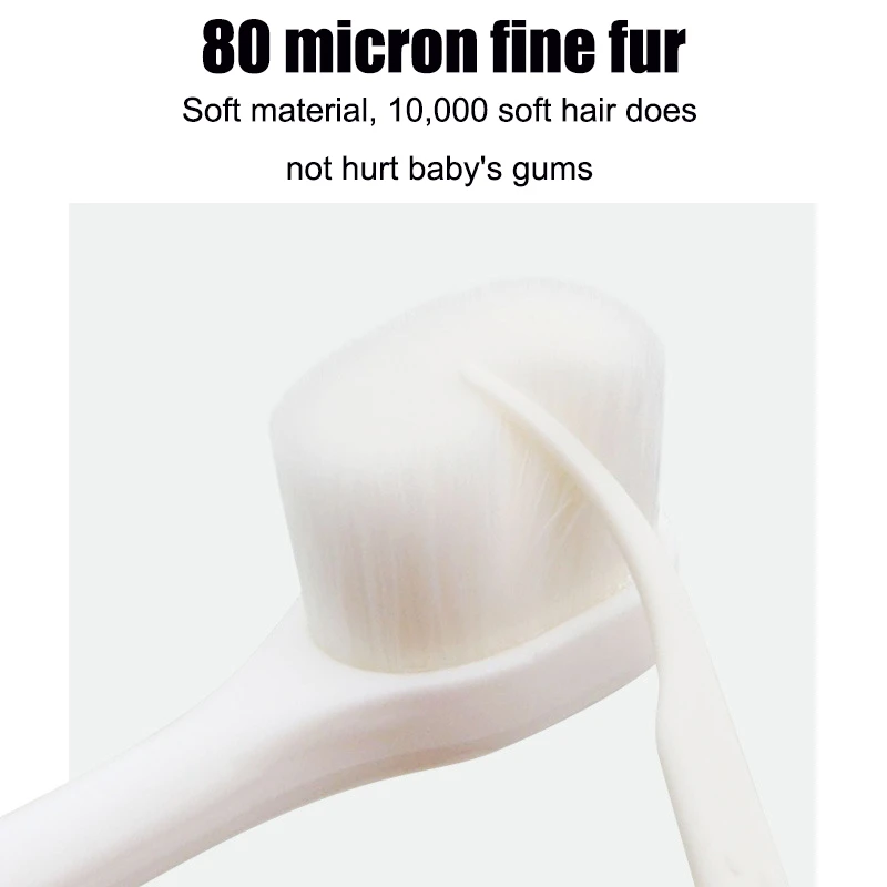 

Thousand Maoyashua Soft Fine Wool To Permanent Teeth Stage Toothbrush 2-10 Year Baby Gum Protection Nursing Baby Toothbrush