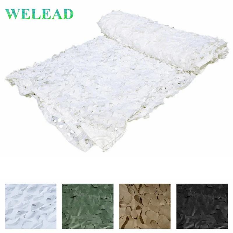 

WELEAD 18 Colors 3x4 Camouflage Net Mesh for Hunting Hide Garden Shelter Shade Photography Pergola Concealment Mesh 3*4 4*3 4x3