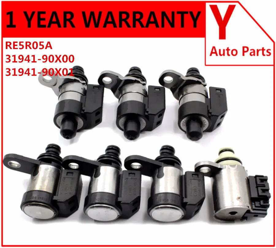 

Original transmission solenoid RE5R05A A5SR1/2 Solenoids Kit 31941-90X00 For 02-ON G37 Armada Titan Frontier Navara NV used