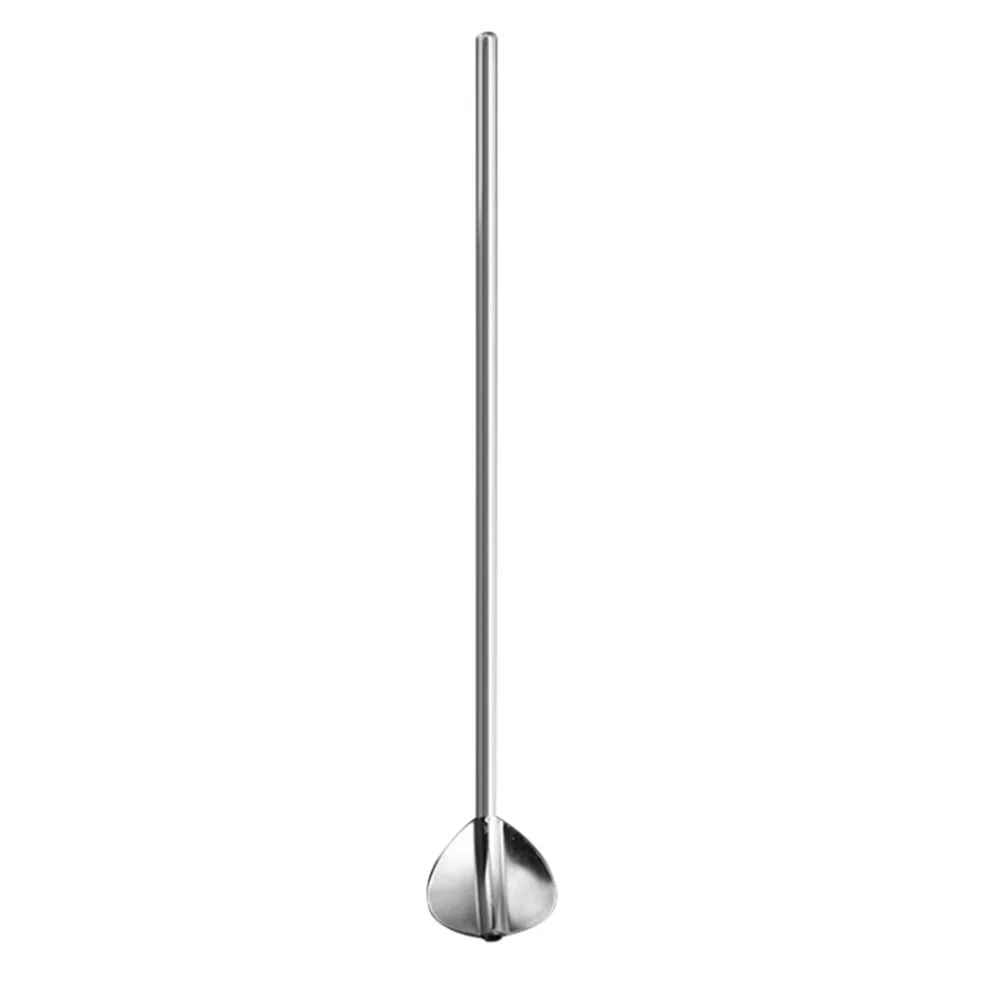 

6pcs Heart Shape Stainless Steel Easy Clean Cocktail Straw Spoon Rustless Kitchen Multifunctional Drinking Stirring Tableware