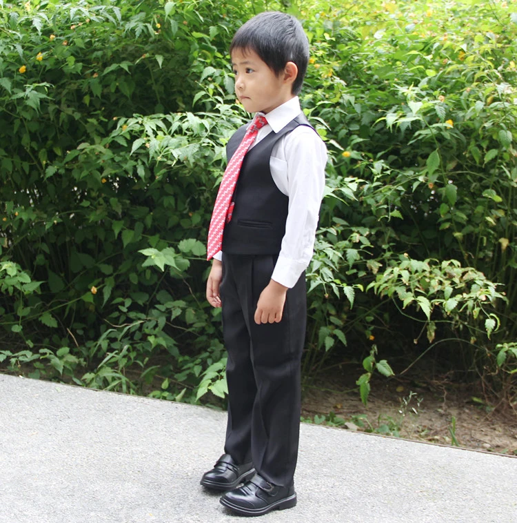 Детский официальный черный однотонный костюм-смокинг для мальчиков на свадьбу костюм для мальчика с пиджаком свадебный/торжественный костюм детские блэйзеры для мальчиков