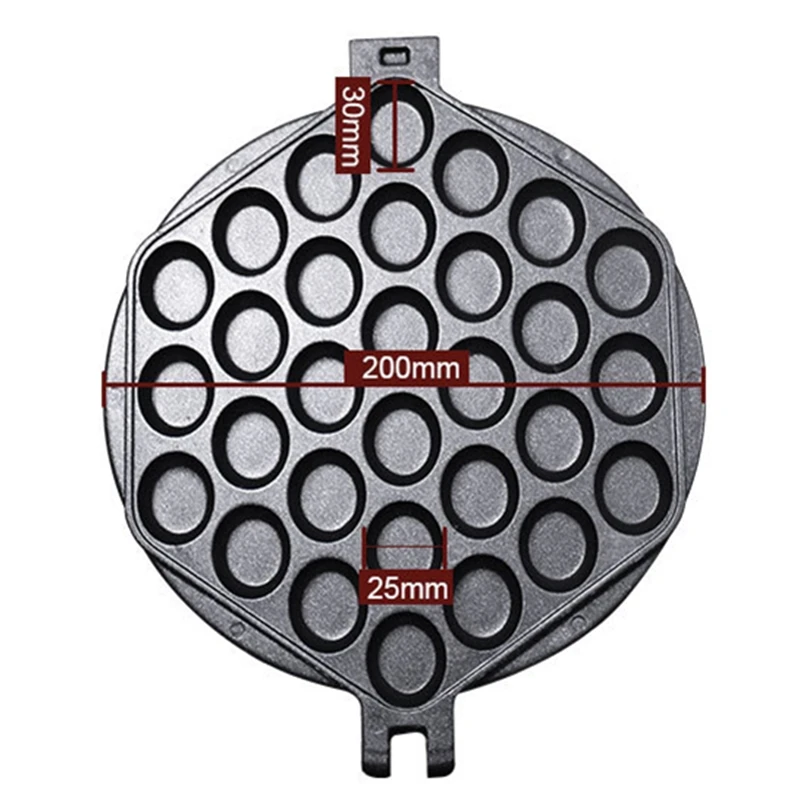 Германия коммерческий 220V 1400W Нержавеющая сталь электрическая вафельница Eggettes Maker машина