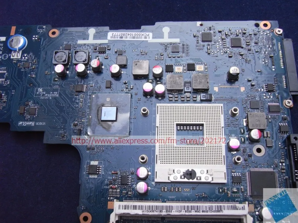 Placa-mãe k000104250 para toshiba satellite a660 a665 flash nwqaa