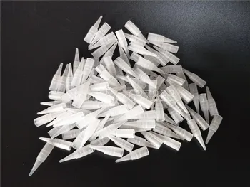 

100pcs disposable tattoo nozzle needles tips cap 3RL for permanent makeup eyebrow lip cosmetic machine