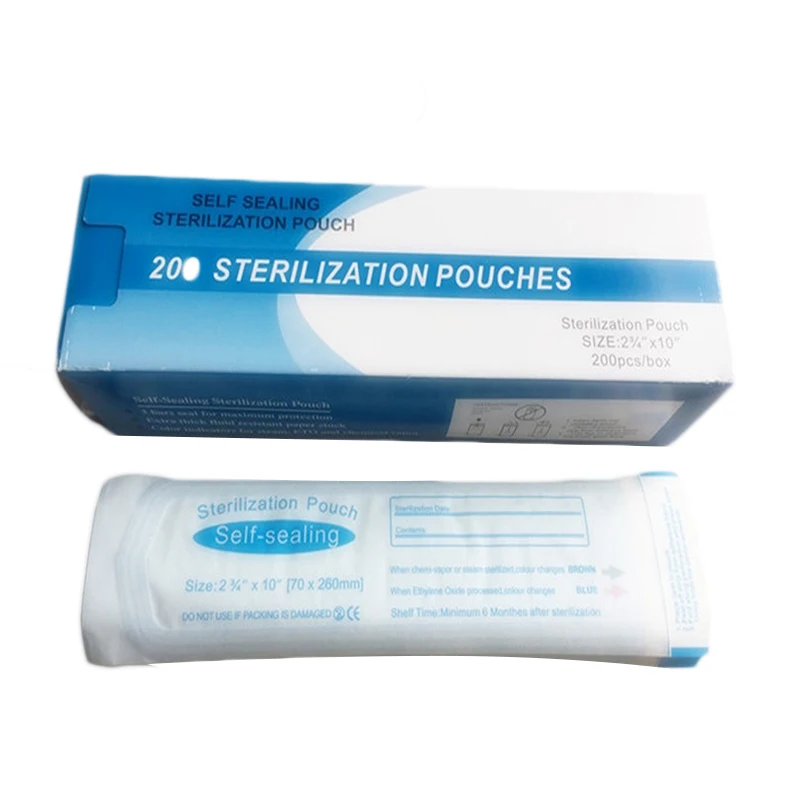 

200pcs DENTAL SELF SEAL STERILIZATION POUCHES Sterilization70*260mm