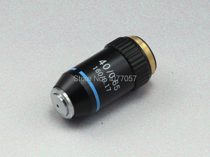 Objetiva de 0.65mm com 160mm Tubelenght DIN45mm, RMS Tópico