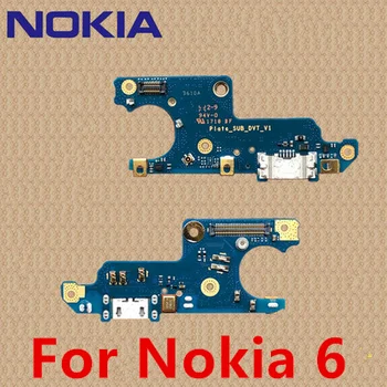 

100% Original For Nokia 6 Charging Port PCB Board USB Charging Dock For Nokia X7 X6 6.1 7 .1 7 PLUS For Nokia 6 7 8