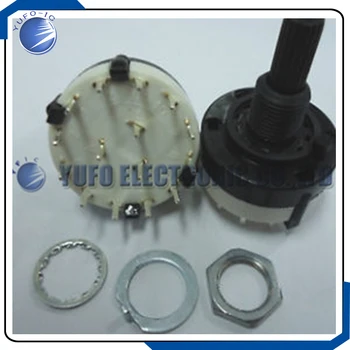 

Free Shipping One Lot 100PCS 3 Pole 4 Position PCB Wiring ROTARY SWITCH 3P4T