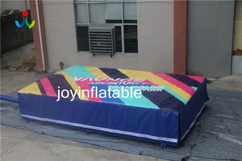 6X4M Free Shipping Freefall Double Stunt Jump Inflatable Air Bag 7