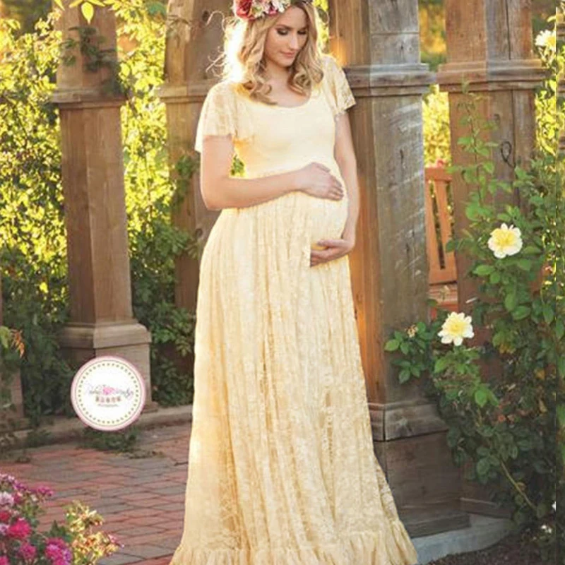 2017 Hot Sale Maternity Photography Props Pregnancy Wear Elegant Lace Party Evening Dress Maternity Clothing For Photo Shoots 2017 Hot Sale Maternity Photography Props Pregnancy Wear Elegant Lace Party Evening Dress Maternity Clothing For Photo Shoots