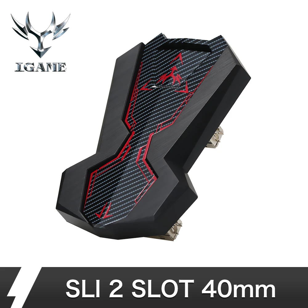 

Colorful iGame SLI HB BRIDGE 2 SLOT 40mm Connecting 2 Graphics Card High Speed PC Gaming Bridge Suit For 1070 1070Ti 1080 1080Ti