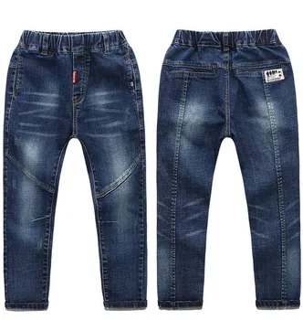 IENENS 5-13Y Kids Boys Clothes Skinny Jeans Classic Pants Children Denim Clothing Long Bottoms Baby Boy Casual Trousers 2