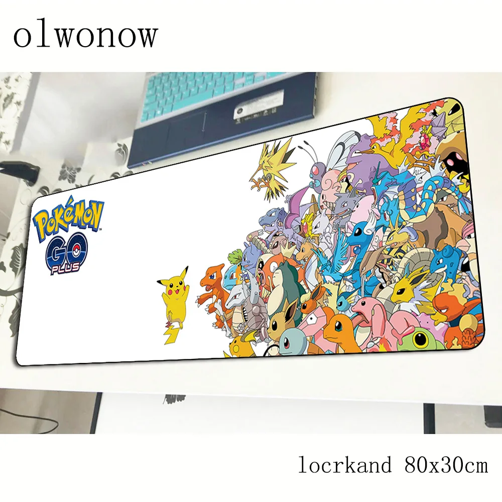 Коврик для мыши pokemons большой компьютерный геймер коврик 800x300x2 мм padmouse лучший