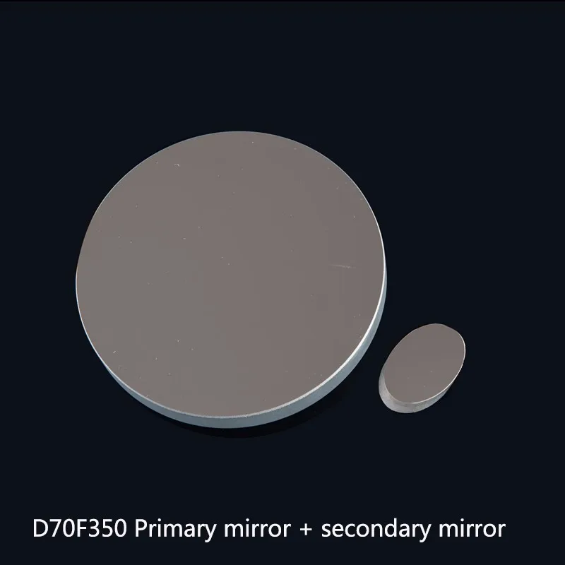 D70F300 D76F350 D76F700 астрономический телескоп Newtonian отражение первичное зеркало Группа W/Вторичное зеркало телескоп зеркало - Цвет: D76F350