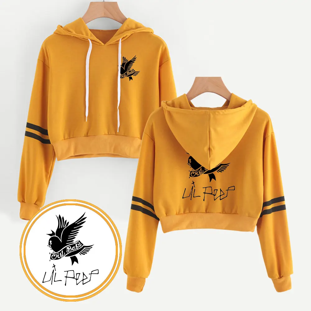 lil peep orange hoodie