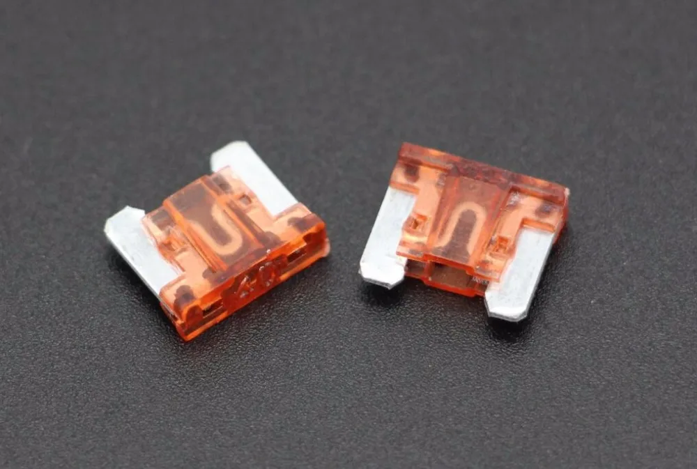 50PCS 40A Mini Size Auto fuse, Automotive Fuses Blade,The fuse