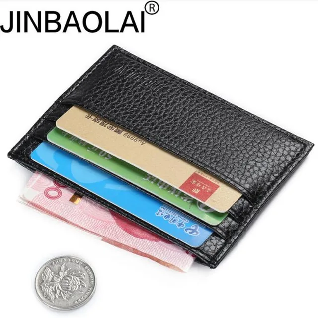 Best Offers Credit Holder Card Fashion Vintage Retro Texture Mini ID Holders Business Credit Card Holder Leather Slim Bank Case Purse Wallet