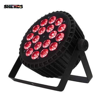 

SHDHDS Aluminum Alloy 18x12W LED Par Lights RGBW 4in1 LED Lighting DMX512 Disco Lights Professional Stage DJ Equipment