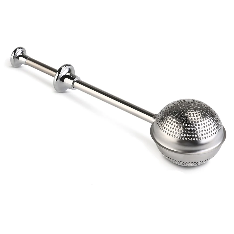 Stainless Steel Loose Leaf Tea Locking Teaspoon Mesh Loose Tea Leaf Filter Infuser Strainer Sieve Metal Colander Net