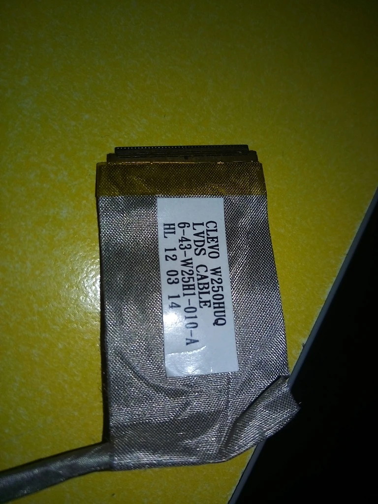 W250HUQ LVDS кабель 6 43 W25H1 010 A W270HPQ W27P1 1A 2A для ноутбука CLEVO новинка бесплатная