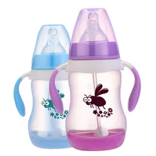 240/300ml PP Baby Feeding Bottles Cups Kids Water Milk Bottle Soft Mouth Duckbill Sippy Infant Drink Training Feeding Bottle cups stor 82306 mug drinkware water bottle kids feeding bottles for baby
