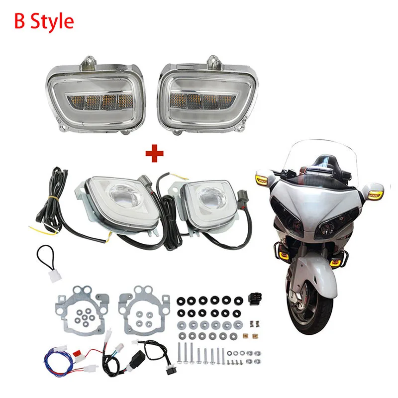 Motorcycle Front Turn Signal Blinker and LED Turn