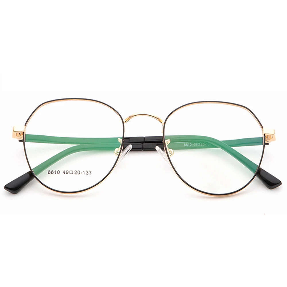 

Polygon Spectacles Decoration Eyewear Full Rim Optical Frames BSX6610 Can Do Prescription Lens irregular Stylish Eyewear
