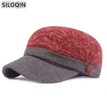 SILOQIN Snapback плоская кепка для женщин толстые теплые армейские военные шапки женская зимняя шапка Повседневная Студенческая Кепка для девочек Новинка