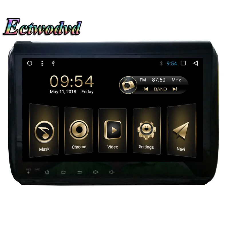 Ectwodvd Восьмиядерный Android 8 1 4G ram 64G rom автомобильный Радио Стерео gps навигация для