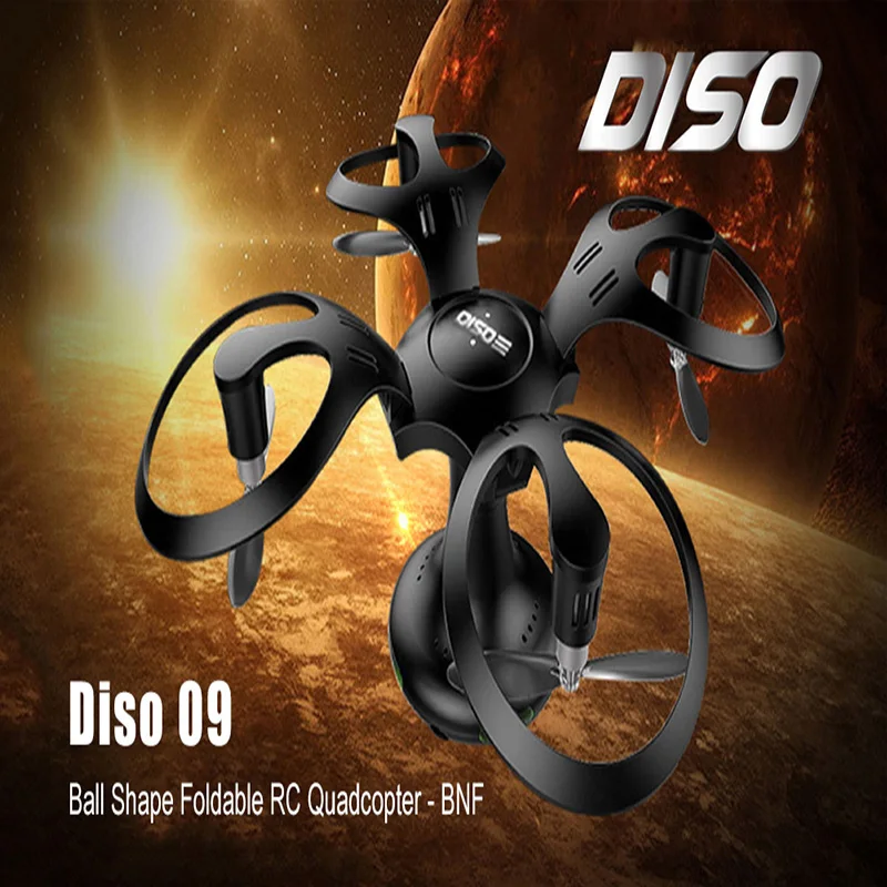 

RC Helicopter Drone Diso 09 WiFi Camera Ball Shape Foldable RC Drone BNF WiFi FPV Altitude Hold G-sensor Mode