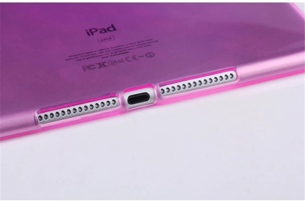 Высококачественный чехол для Apple ipad air 2 мягкий прозрачный из ТПУ 6 защитный air2