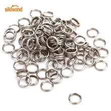100 шт., нержавеющая сталь, рыболовные разъемные кольца, аксессуары для зимней ловли карпа, поворотная приманка, коннектор для приманки, рыболовные снасти, баррель