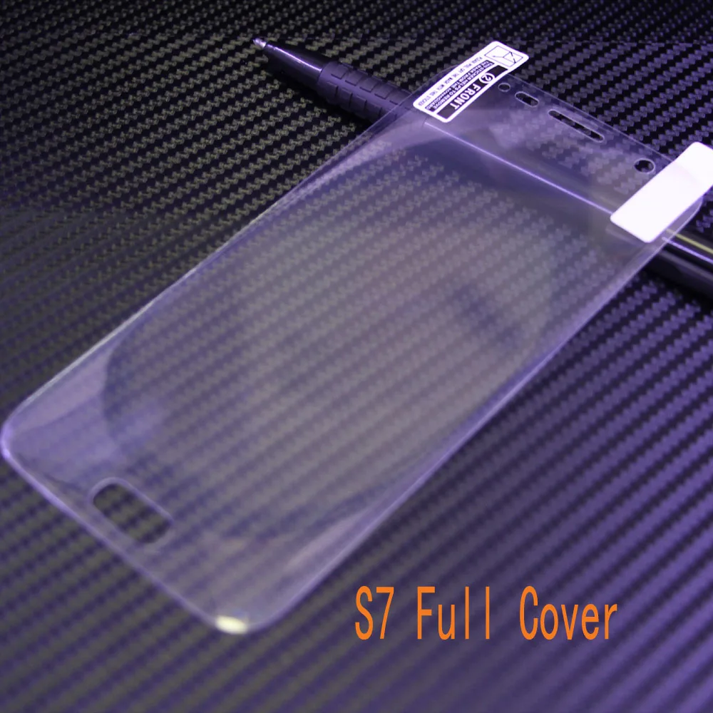 10 шт./партия 3D изогнутый полный протектор экрана для samsung S6 Plus S7 Edge S8 S9 Plus Note 8 9(не закаленное стекло