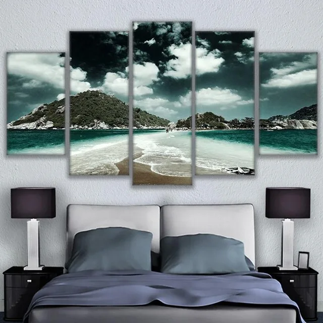 Modular-Canvas-Posters-Living-Room-Wall-Art-5-Pieces-Beach-Sea-Wave-Pictures-Another-Day-In.jpg_640x640