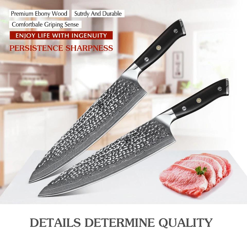 XINZUO 10-в шеф-повар Ножи Кухня Ножи высокое качество из дамасской стали с высоким содержанием углерода Нержавеющая сталь японская серия дамаск Пособия по кулинарии ножи