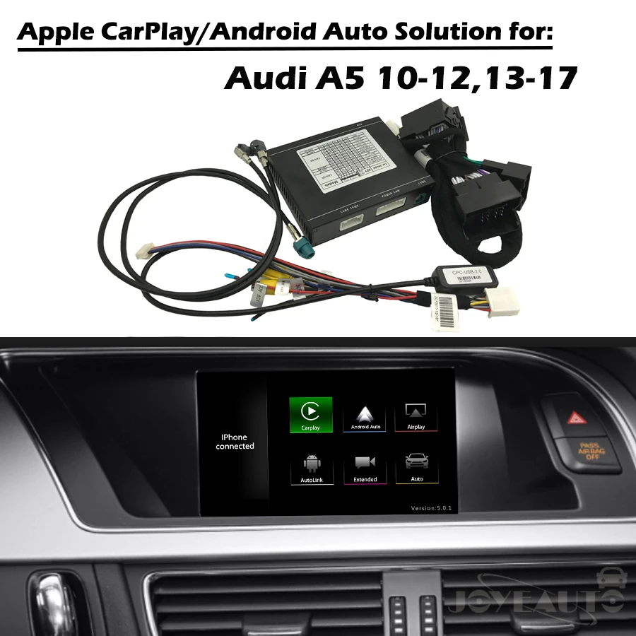 

Car multimedia Aftermarket OEM Apple Carplay Android Auto A5 MMI 3G 3G+ Smart Apple Car Play Box IOS Airplay Upgrade