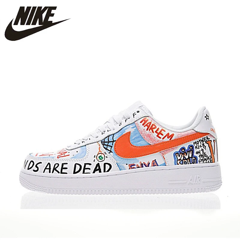 

NIKE AIR FORCE 1 LOW Men and Women Skateboarding Shoes ,White,Abrasion Resistant Non-slip Waterproof Packaged 923088 100