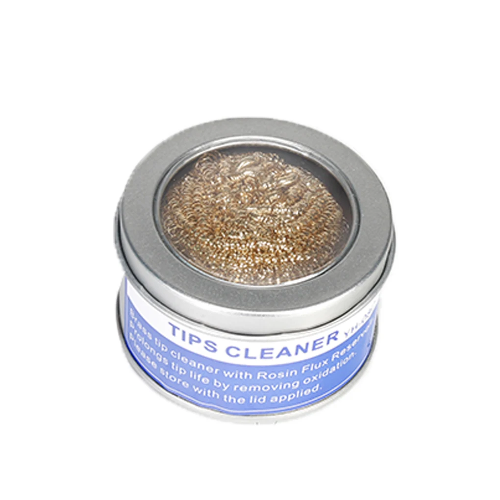 

08C High Rosin Flux Tools Soldering Iron Tip Cleaner Welding Solder Iron Tip Copper Ball Cleaner