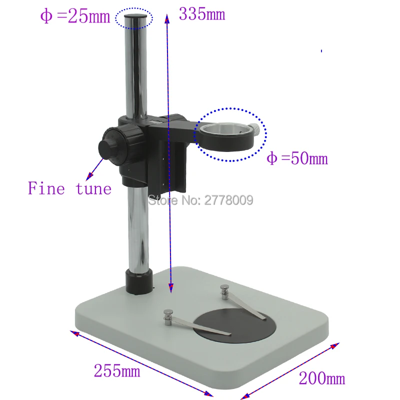 

Industrial Microscope Fine - tuning Bracket 50MM Camera Lens Workstations Mobile Phone Motherboard Maintenance Testing Platform