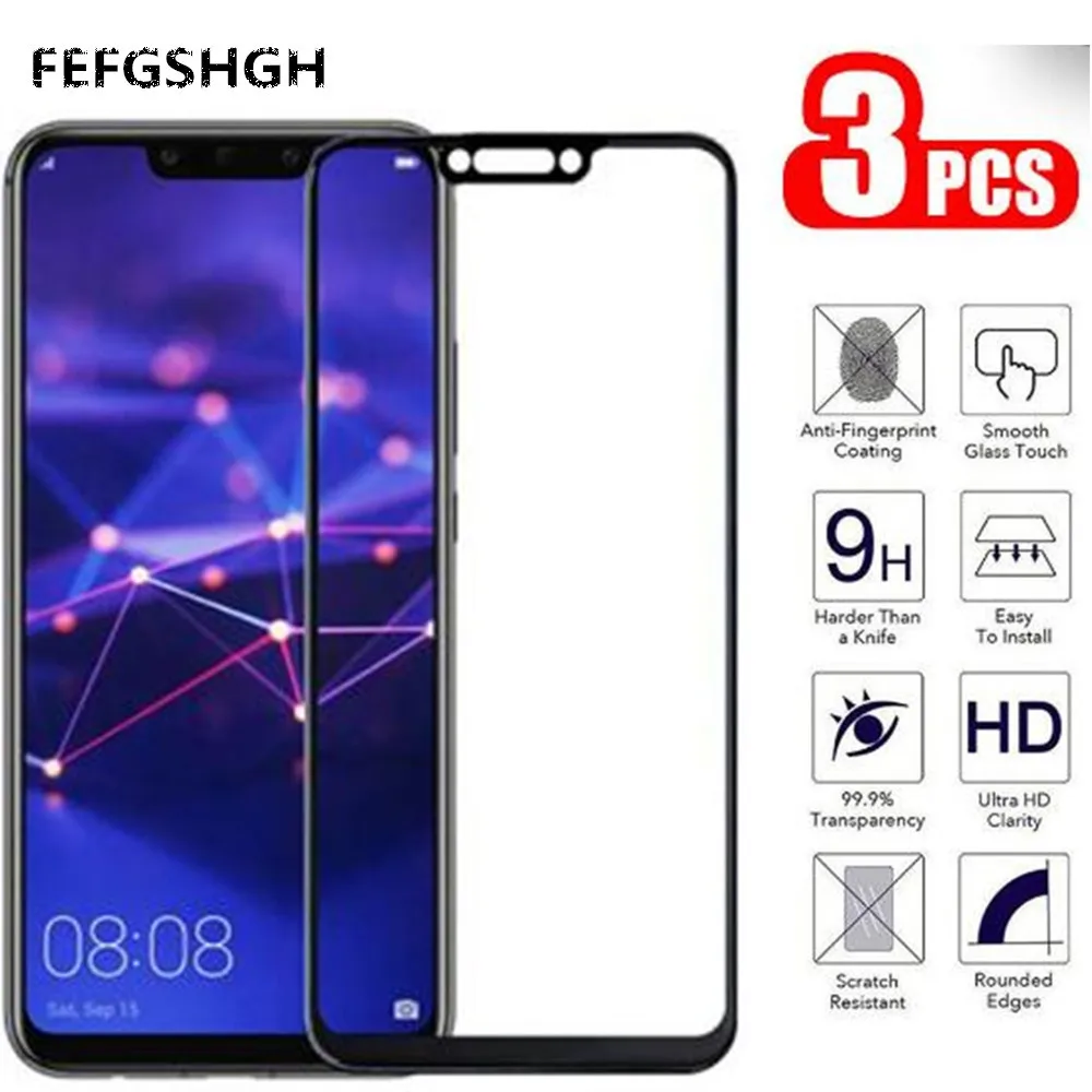 Per Vetro Temperato Huawei Mate 20 Lite Proteggi Schermo Huawei Mate 20 Lite Sne-Lx1 Mate20 Lite 20 Lite Full Cover Glass 6.3