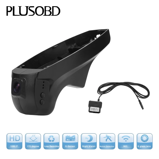 PLUSOBD HD Car Dash Cam OBD2 Wifi Camera For BMW 5 Series E60 E61 E65