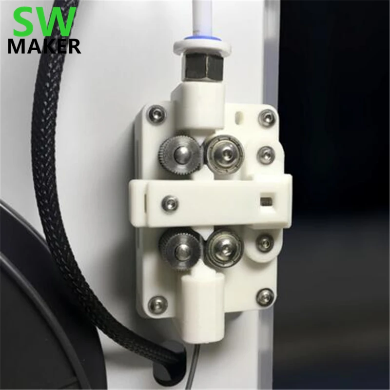 

SWMAKER Belted Dual Drive two wheel Strong and Silent Bowden Extruder kit for DIY Reprap UM ultimaker 3D printer parts