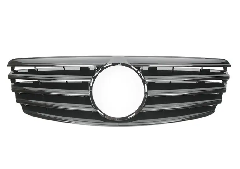 Для Mercedes-Benz e-класс W211 2002-2006 с эмблемой CL Стиль черный/серебристый/белый/Хром Передняя решетка