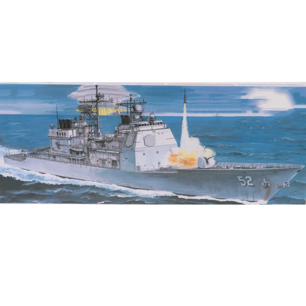 1: 700 весы Watercraft модель наборы USS Bunker Hill Cruiser CG-52 линкор