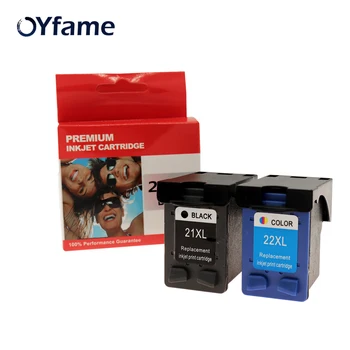 

OYfame 2PCS 21 22 Refilled Ink Cartridge Replacement Cartridge For HP 21 22 XL For Deskjet 3915 D1530 D1320 F2100 F2280 Printer