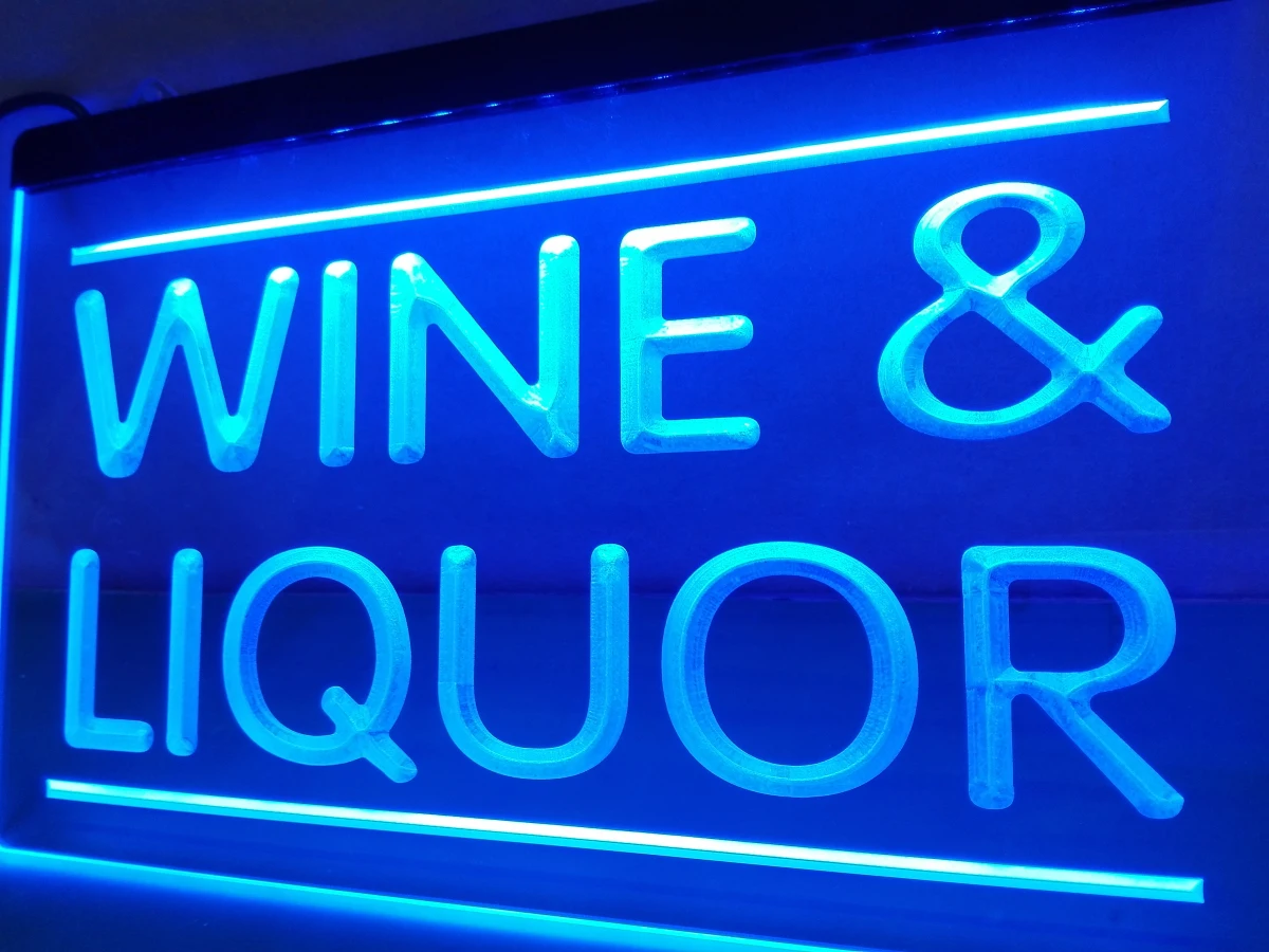 Buy LB405 Wine and Liquor Store LED Neon Light Sign
